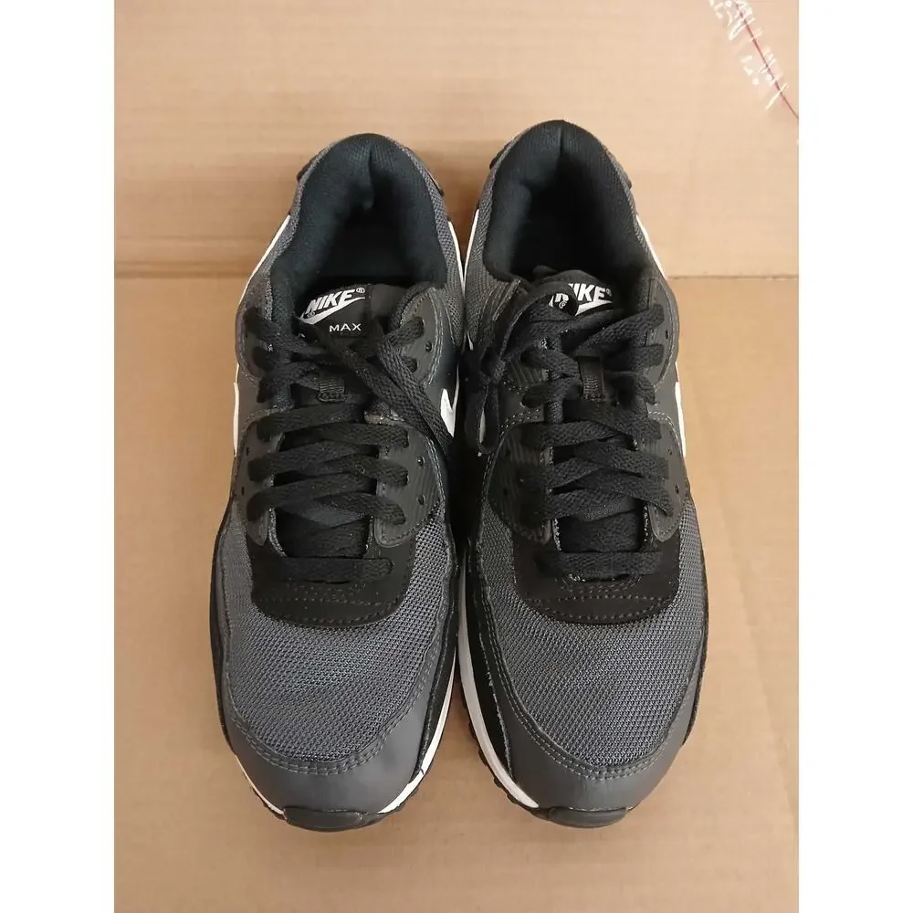 USED Nike Air Max 90, Men's Running Shoes, Iron Grey/White/Black-SZ 12